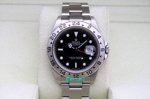 ROLEX EXPLORER II 16570 BLACK DIAL 3186 V