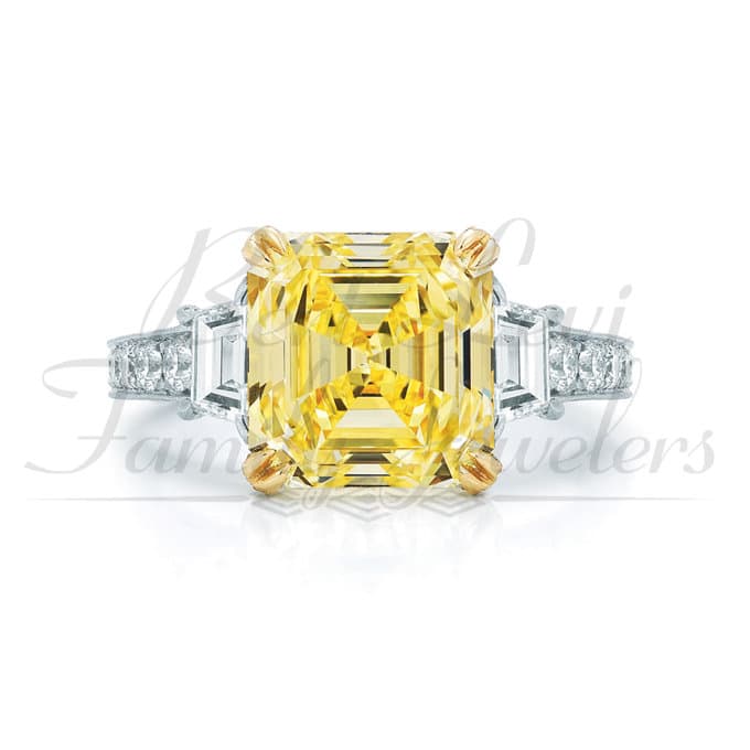 The Symbolism of a Yellow Diamonds on an Engagement Ring