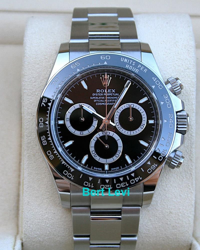 ROLEX 126500 DAYTONA COSMOGRAPH WATCH BLACK