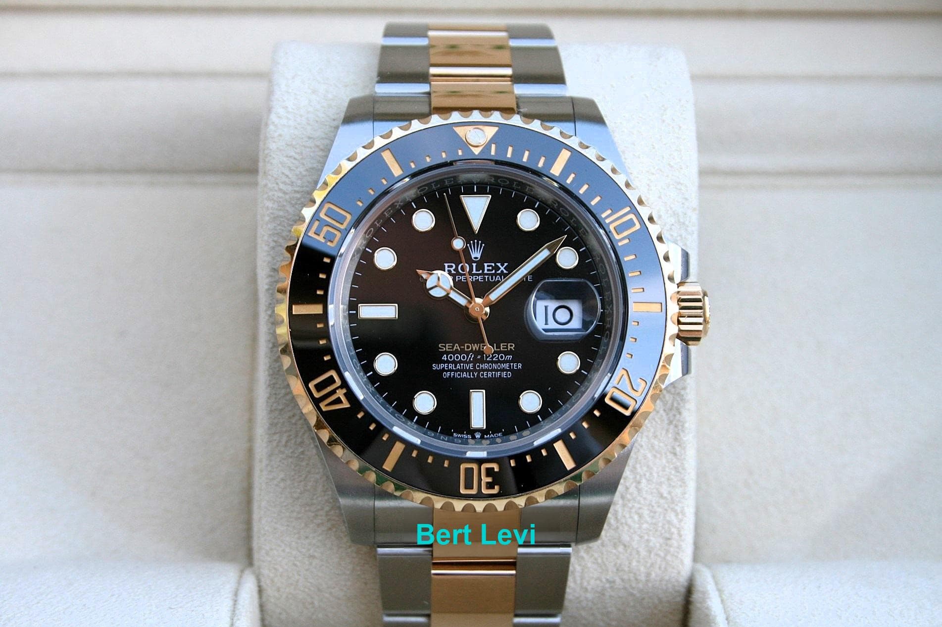 ROLEX 126603 SEADWELLER WATCH 18K/SS 43MM