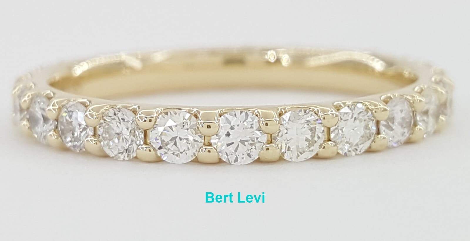 Round Diamond Full Circle Eternity 14k Gold Wedding Band Ring 1.5 ct Rtl $3,295