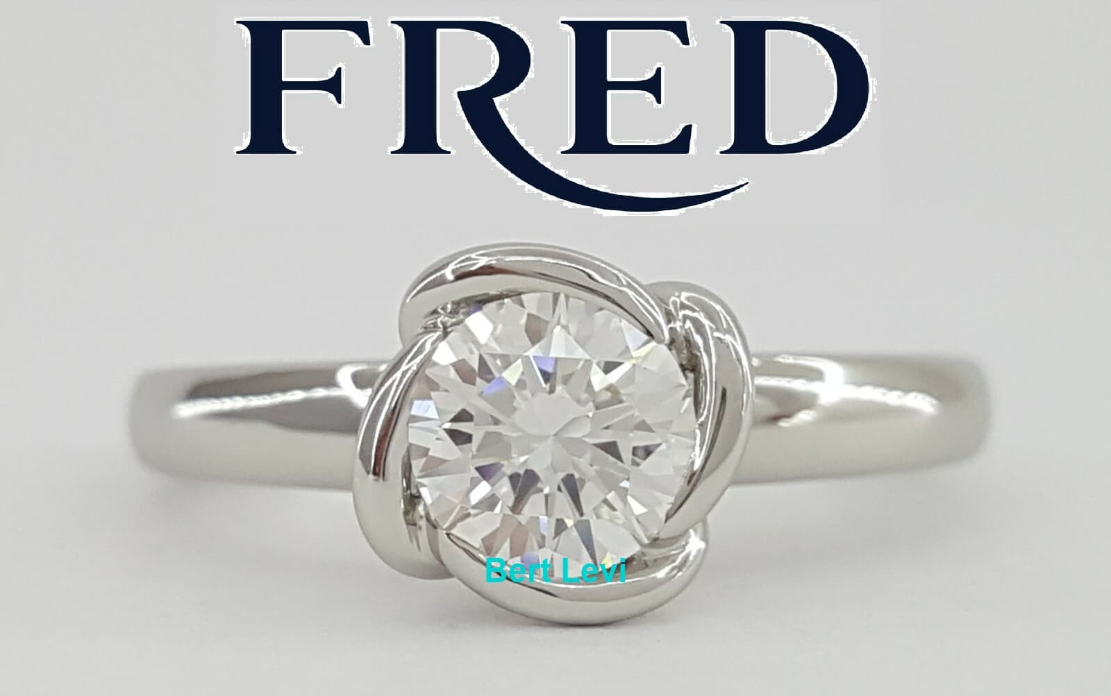 Fred of Paris Fleur Celeste Platinum 0.52 ct Diamond Engagement Ring G/VS2 $5.5K