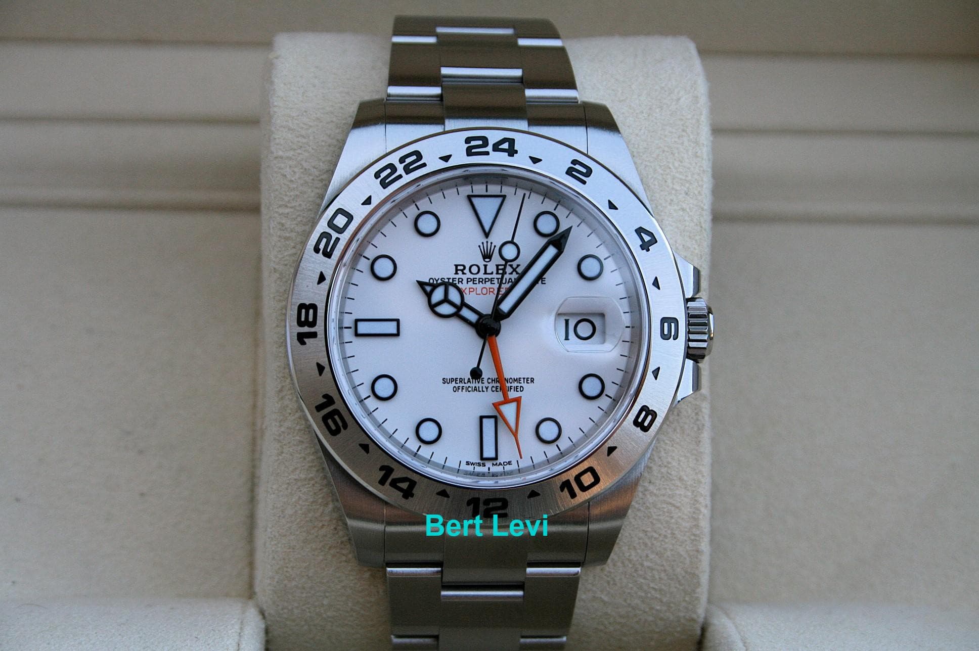 ROLEX 216570 EXPLORER II WHITE POLAR 42MM WATCH