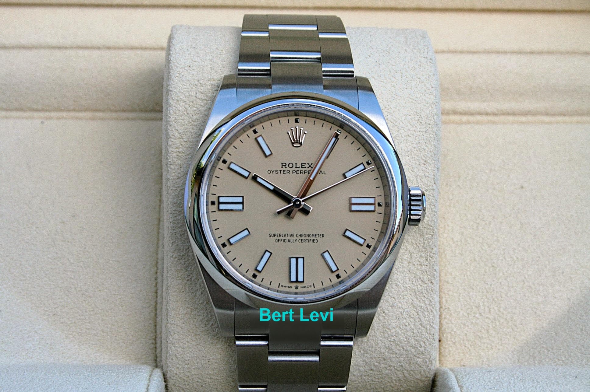 ROLEX 134300 OYSTER PERPETUAL 41MM BEIGE DIAL