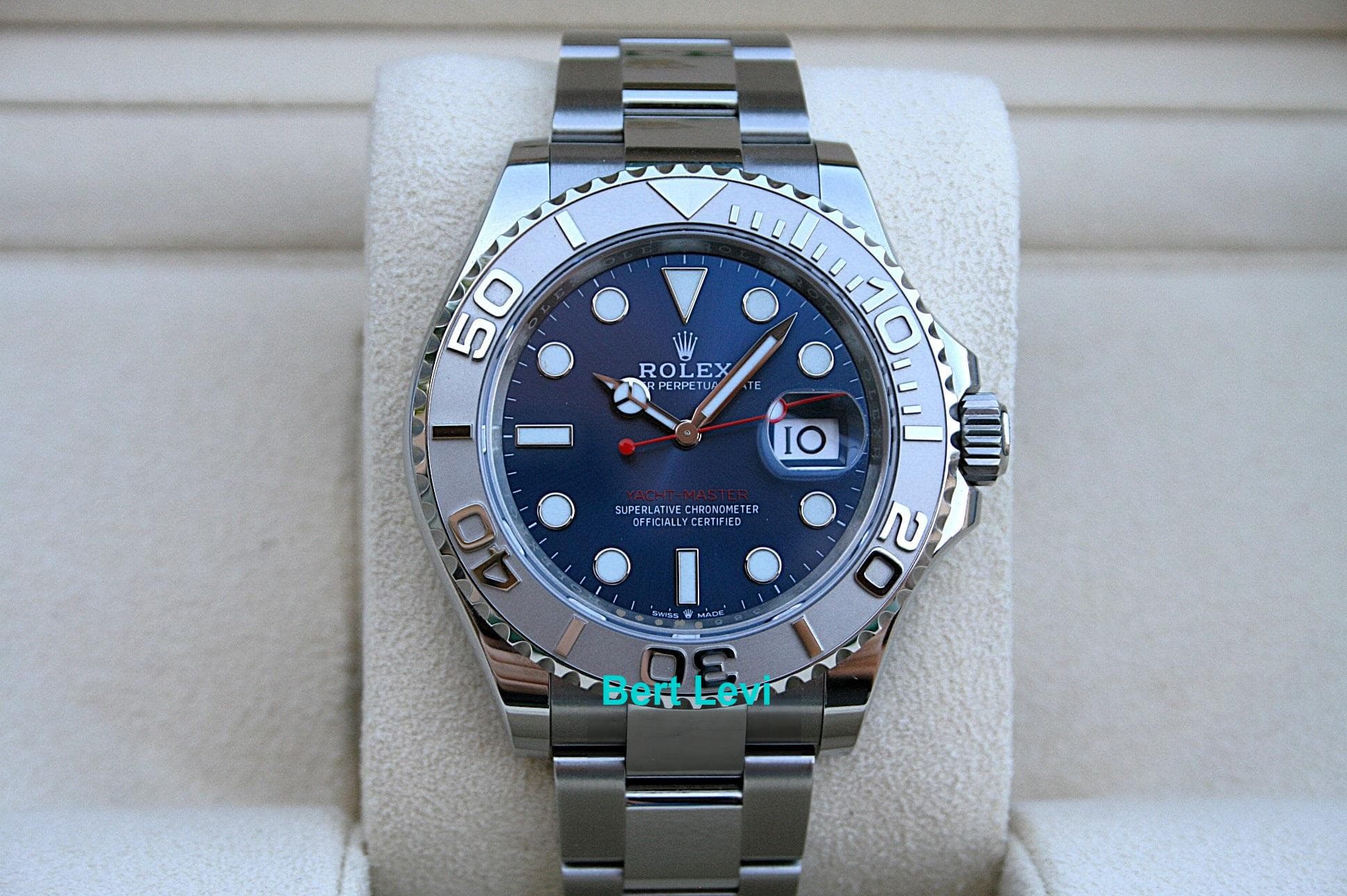 ROLEX 126622 YACHTMASTER WATCH BLUE DIAL 40MM