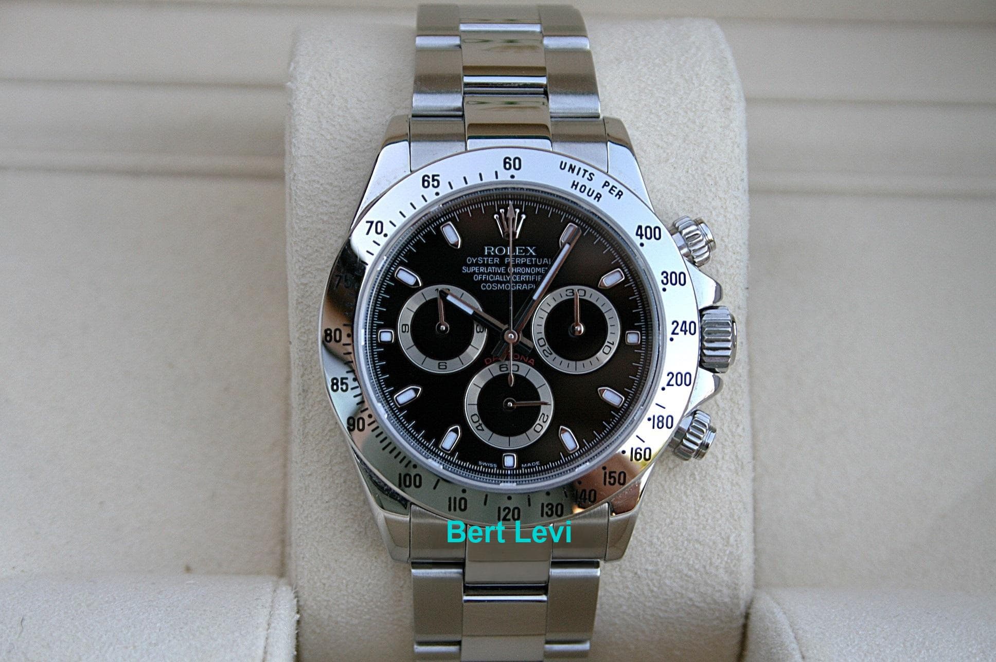 ROLEX 116520 DAYTONA COSMOGRAPH WATCH BLACK DIAL