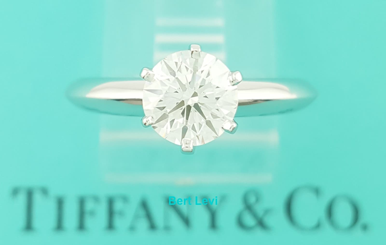 Tiffany & Co Round Diamond Solitaire Platinum Engagement Ring 1.01 ct Rtl $20.5K