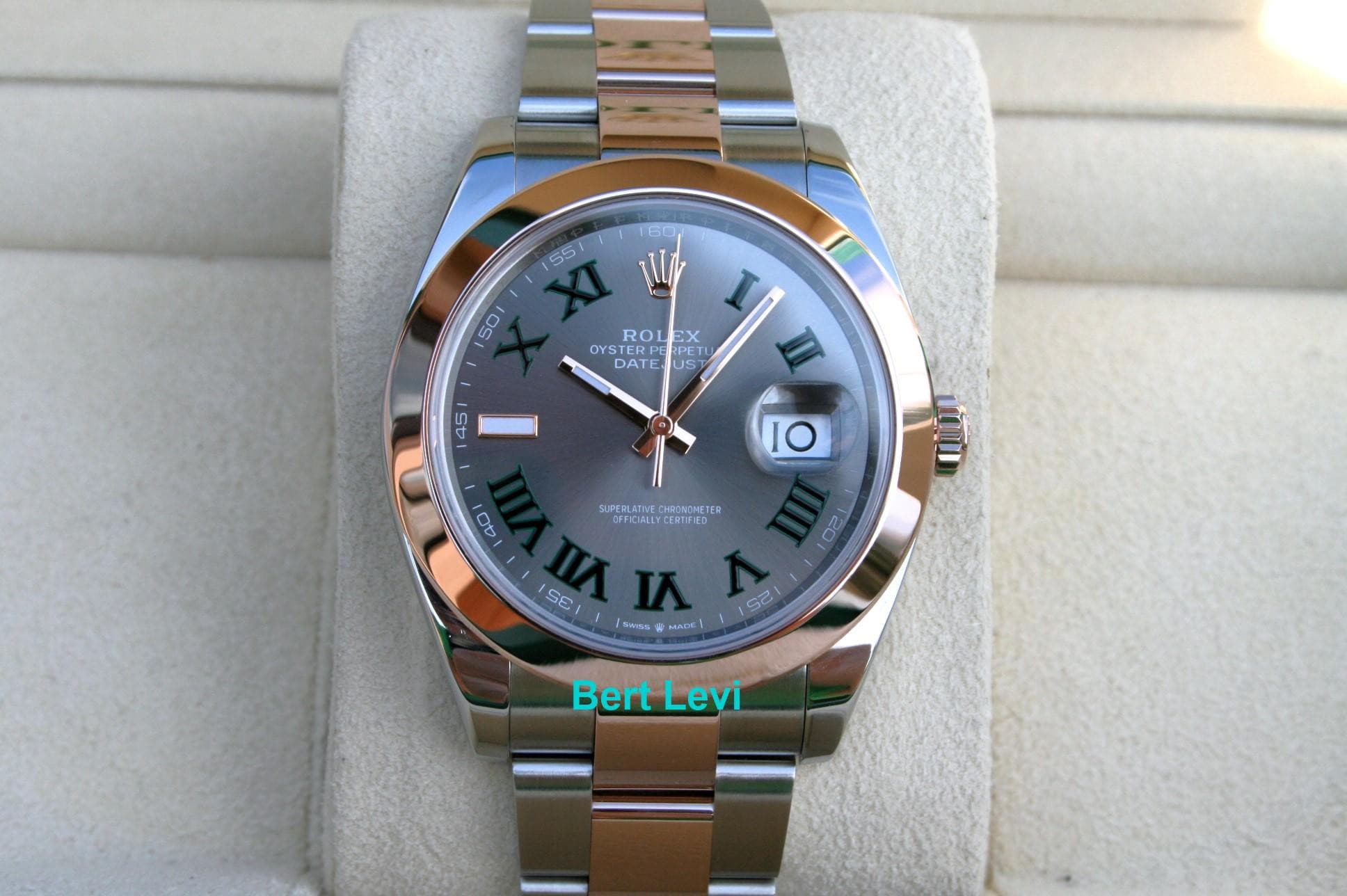 ROLEX 126301 DATEJUST 41 18K/SS WITH WIMBLEDON DIAL