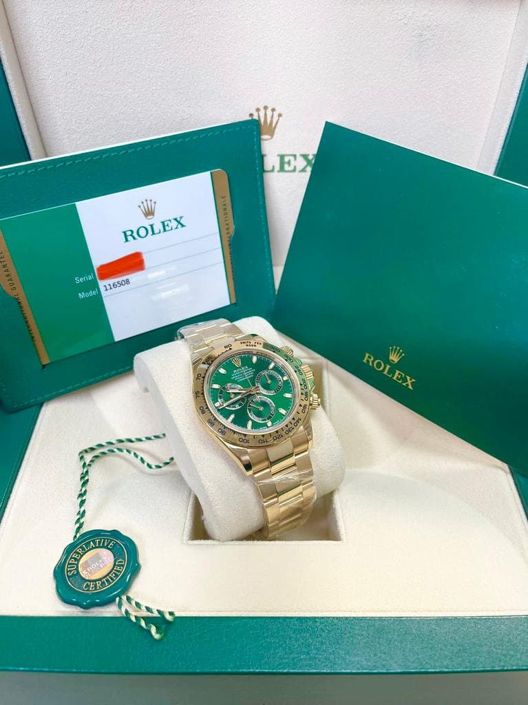 Rolex Models Hard to Get - Rolex Daytona 116508 Green Dial