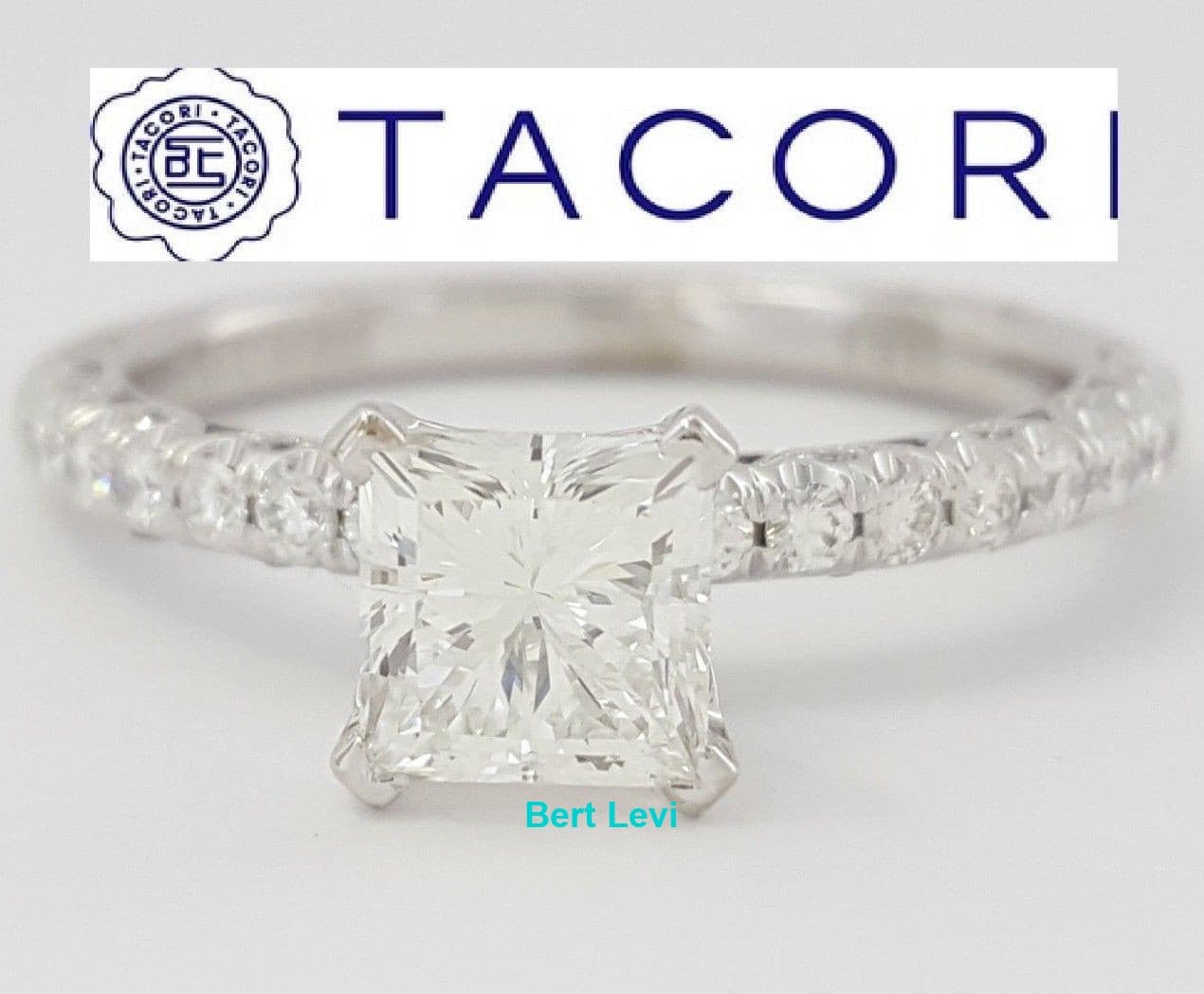TACORI Petite Crescent HT2545PR55 Celebration Diamond Engagement Ring 1.31 ct