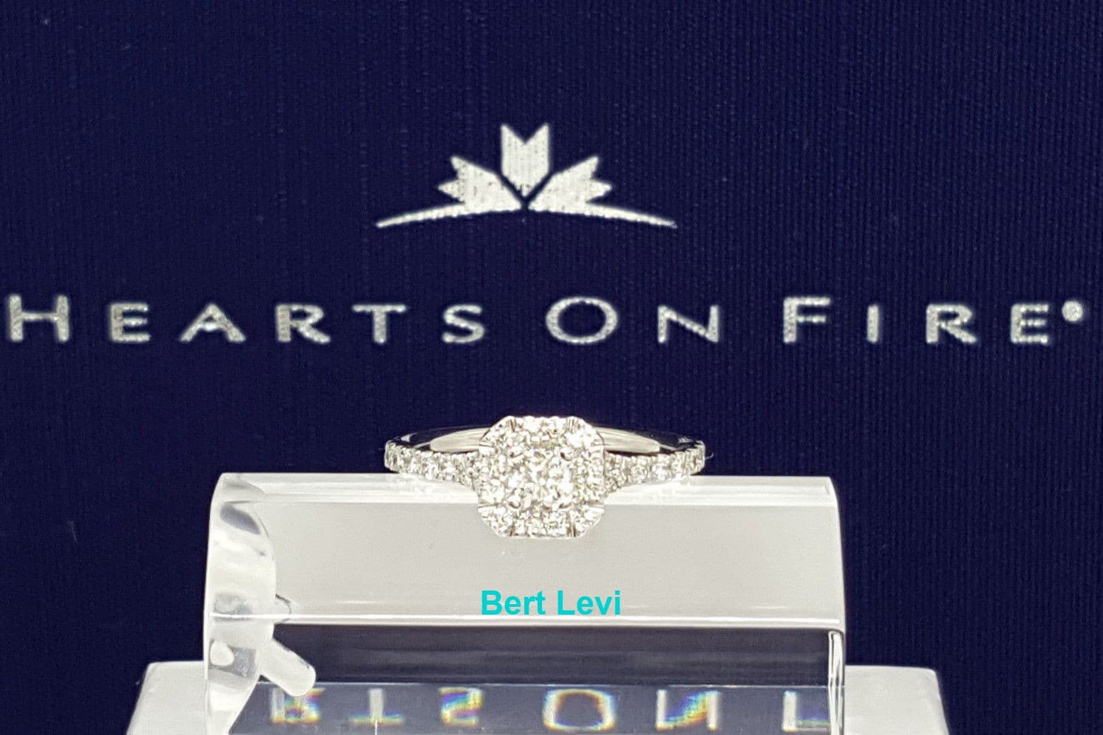 0.73 ct Platinum HOF Hearts on Fire Transcend Dream Cut Diamond Engagement Ring
