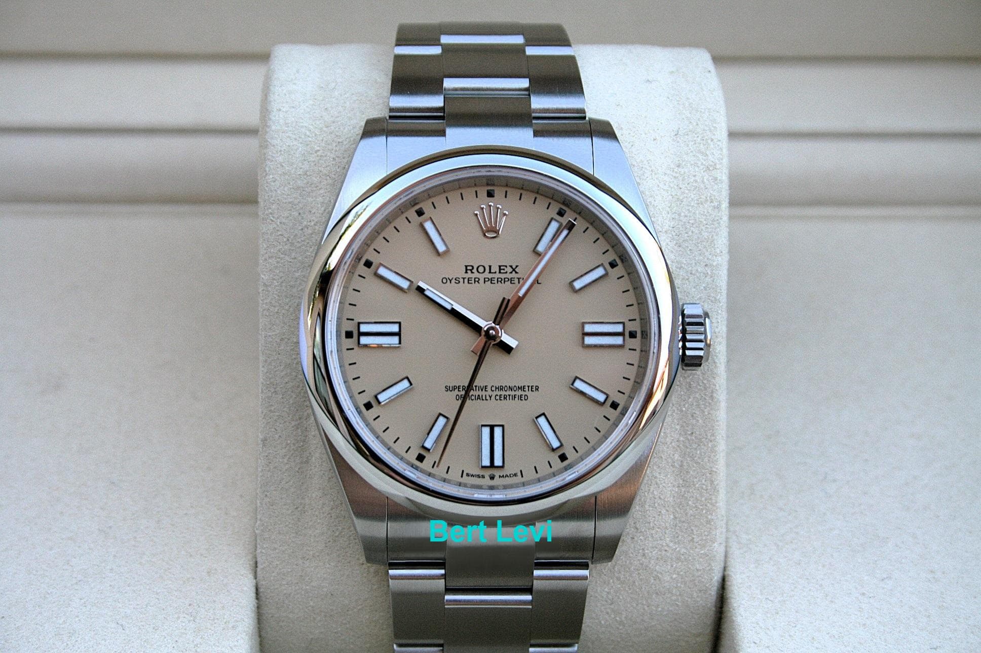 ROLEX 134300 OYSTER PERPETUAL 41MM BEIGE DIAL