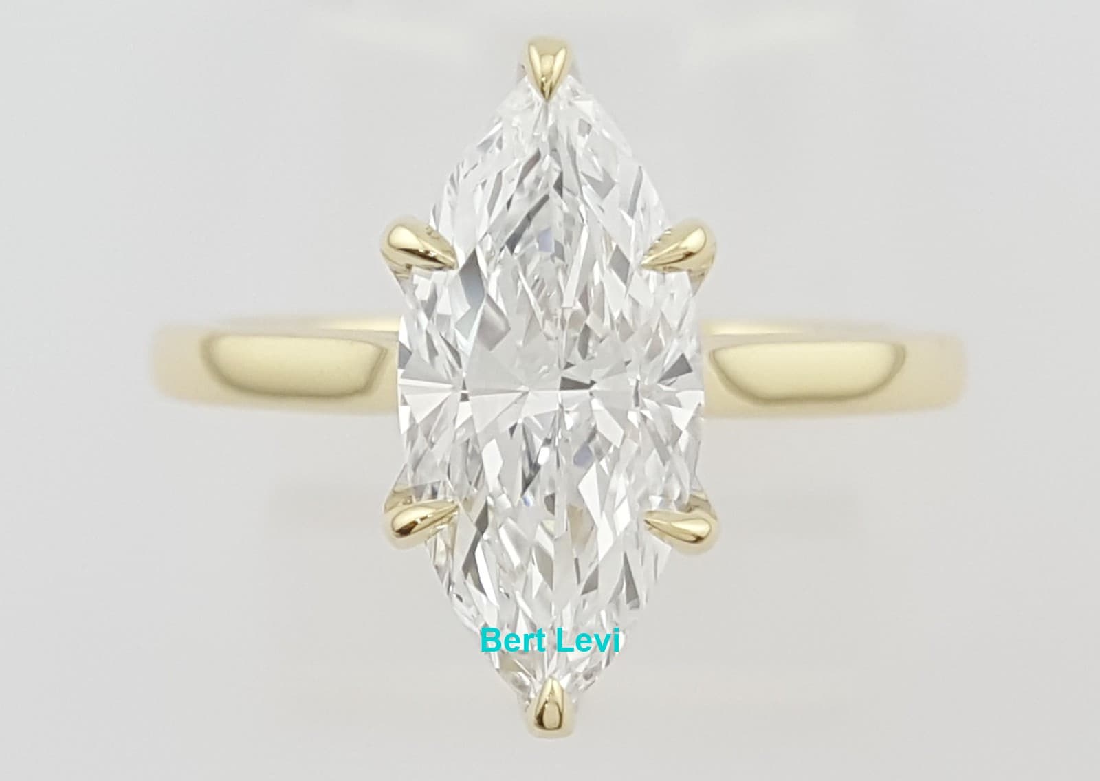 D Flawless Type 2a Marquise Diamond Engagement Ring 18k Gold 2.02ct Retail $70K