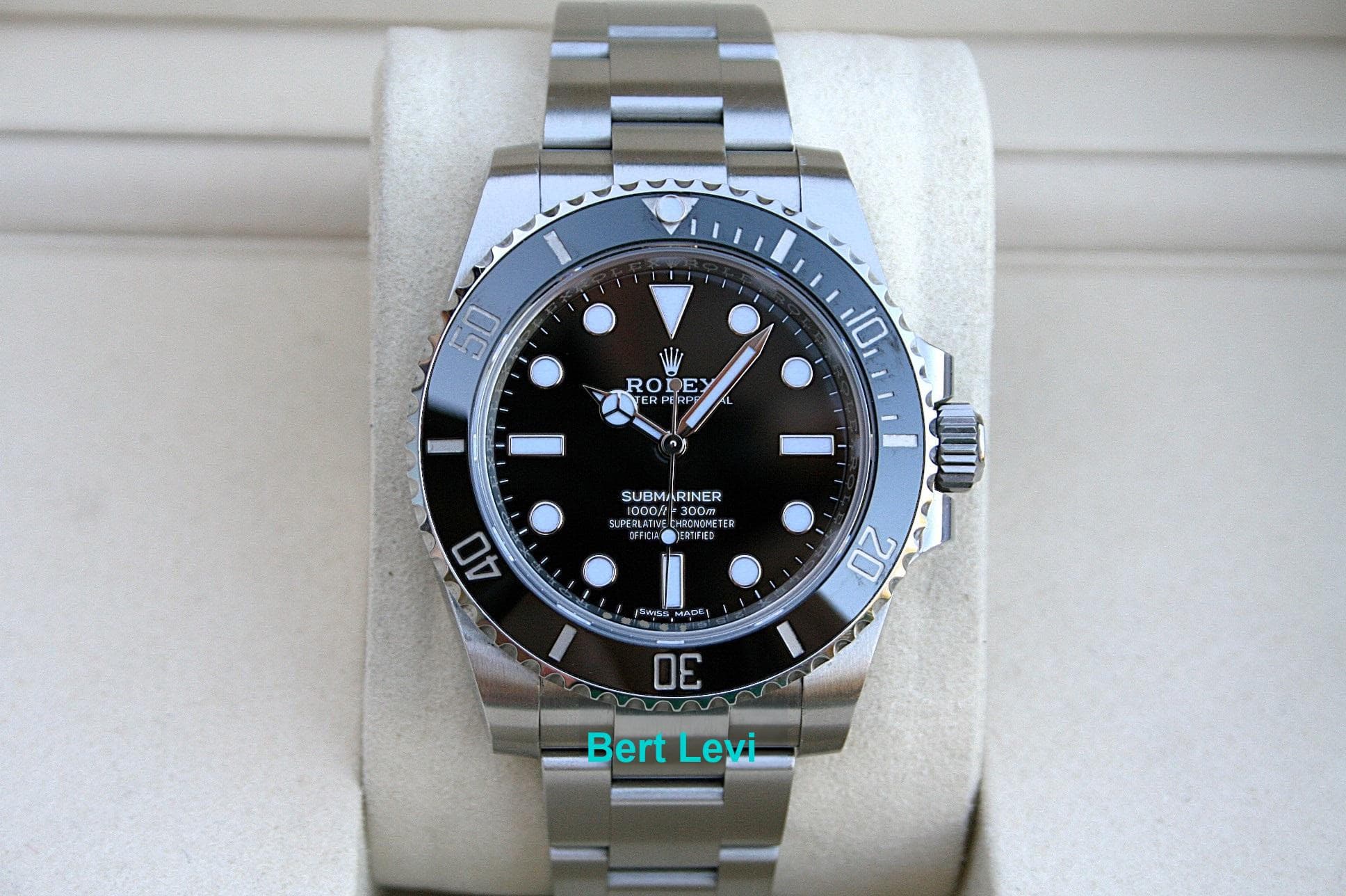 ROLEX 114060 SUBMARINER NO DATE WATCH 40MM