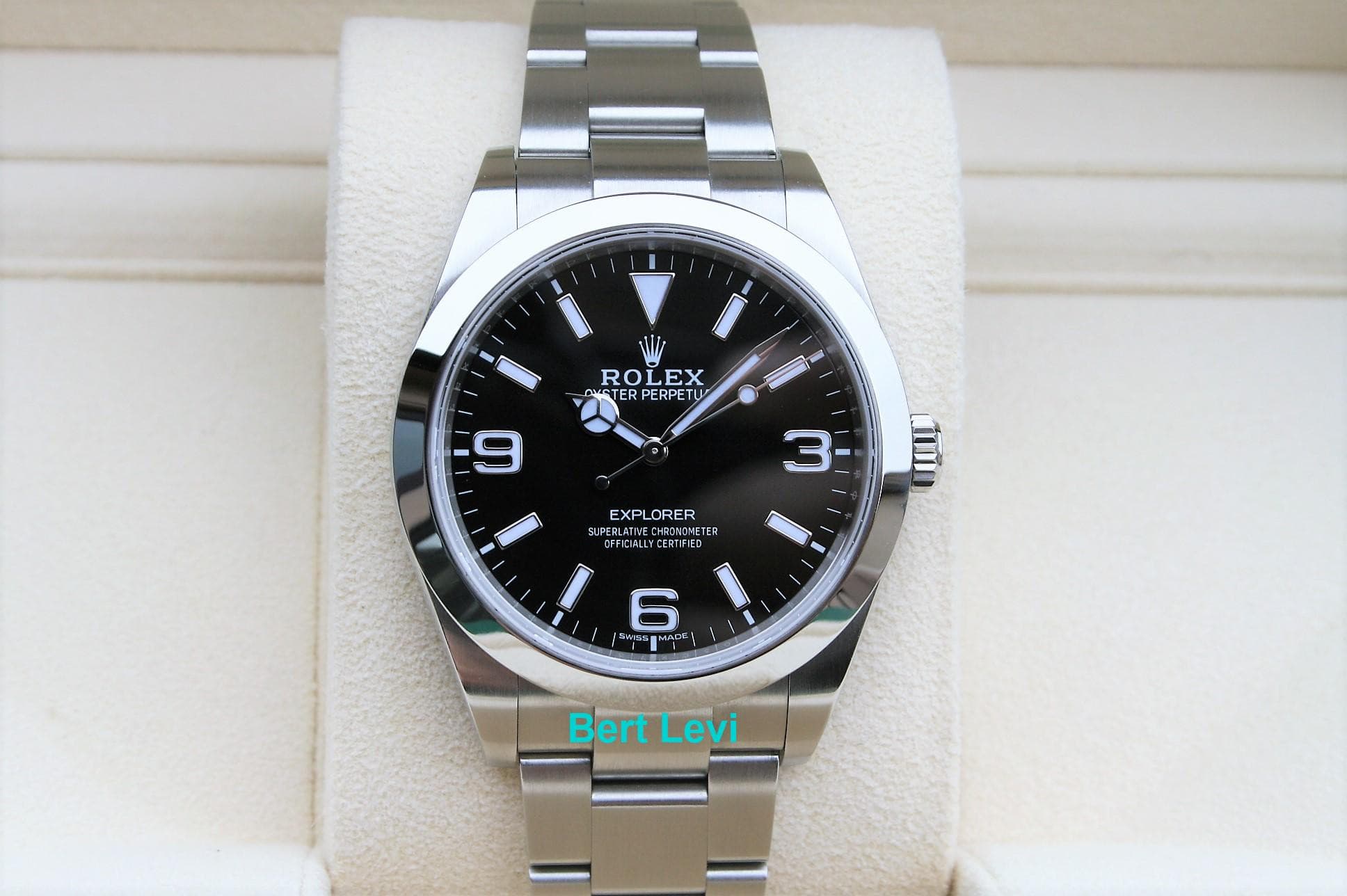 ROLEX 214270 EXPLORER 39MM WATCH MK2 LUME DIAL