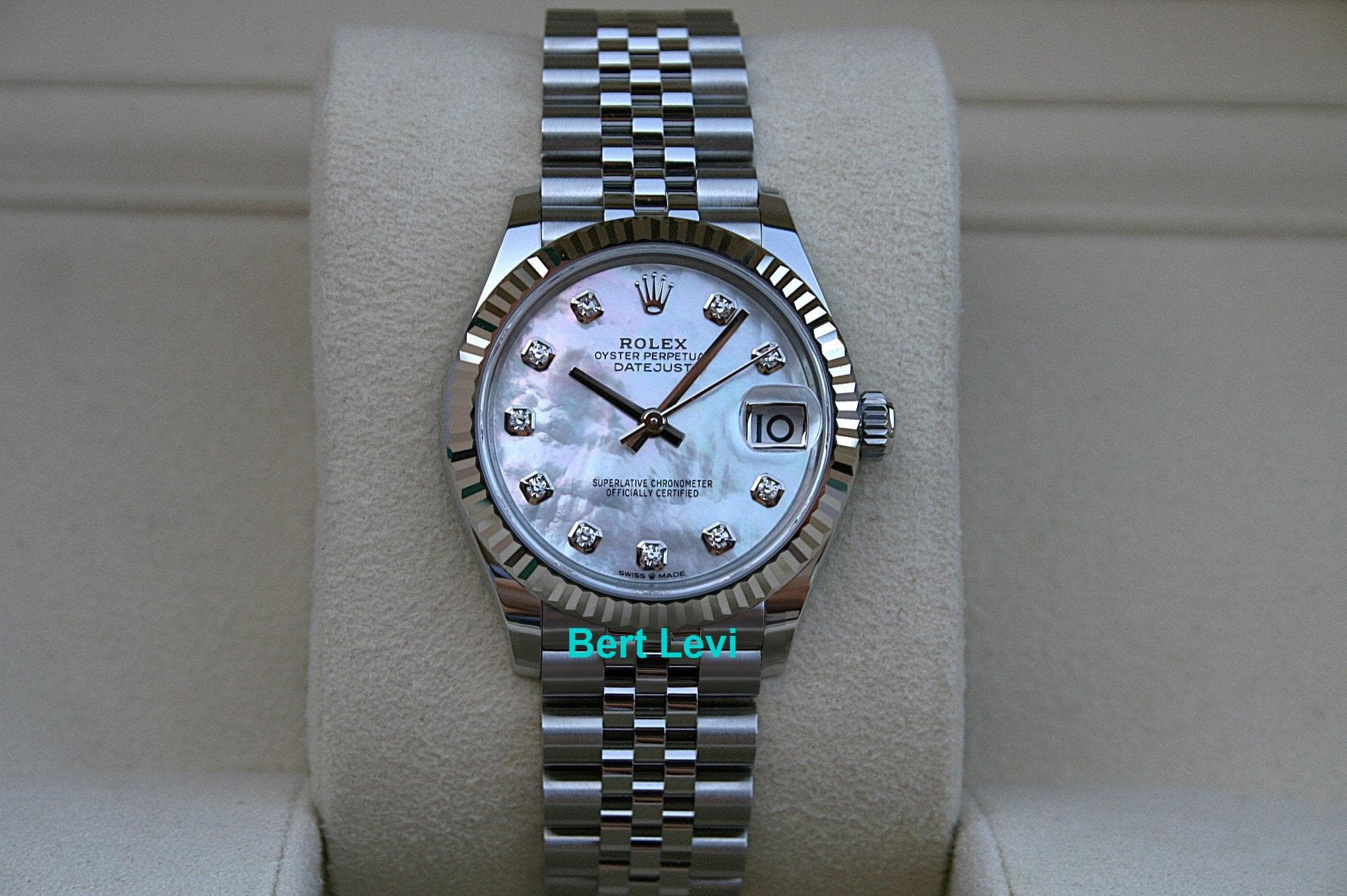 ROLEX 278274 DATEJUST MIDSIZE MOP DIAMOND DIAL NIB