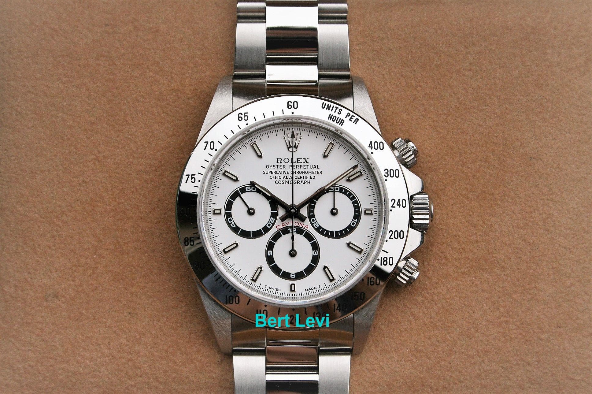 ROLEX 16520 DAYTONA ZENITH WHITE DIAL NOS BOX PAPER COMPLETE