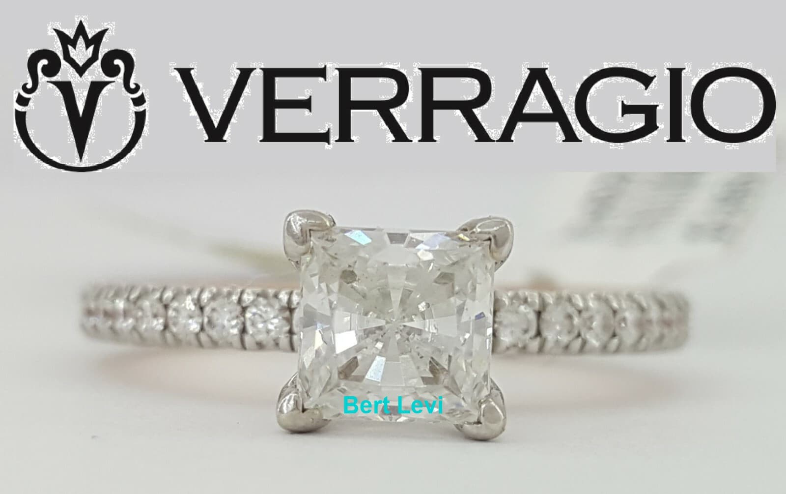 Verragio Tradition TR150P4-2WR 14K Two-Tone Semi-Mount Engagement Ring 0.45 ct