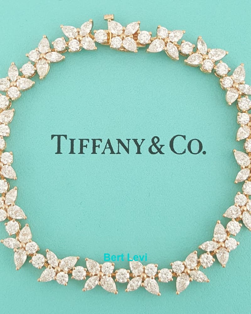 Tiffany & Co Victoria Mixed Cluster Diamond Bracelet 6.25 ct 18k Rose Gold $78K