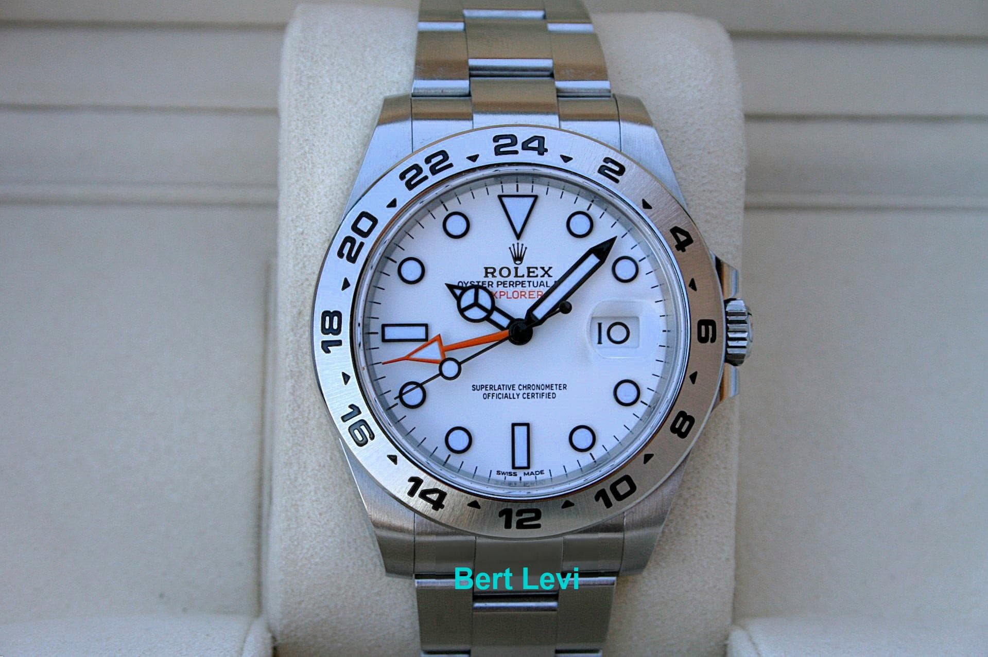 ROLEX 216570 EXPLORER II WHITE POLAR 42MM WATCH