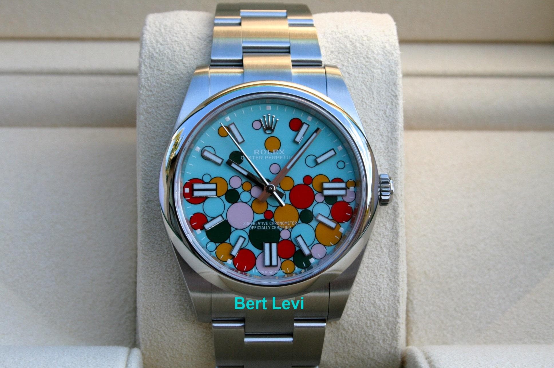 ROLEX 124300 OYSTER PERPETUAL CELEBRATION DIAL NIB