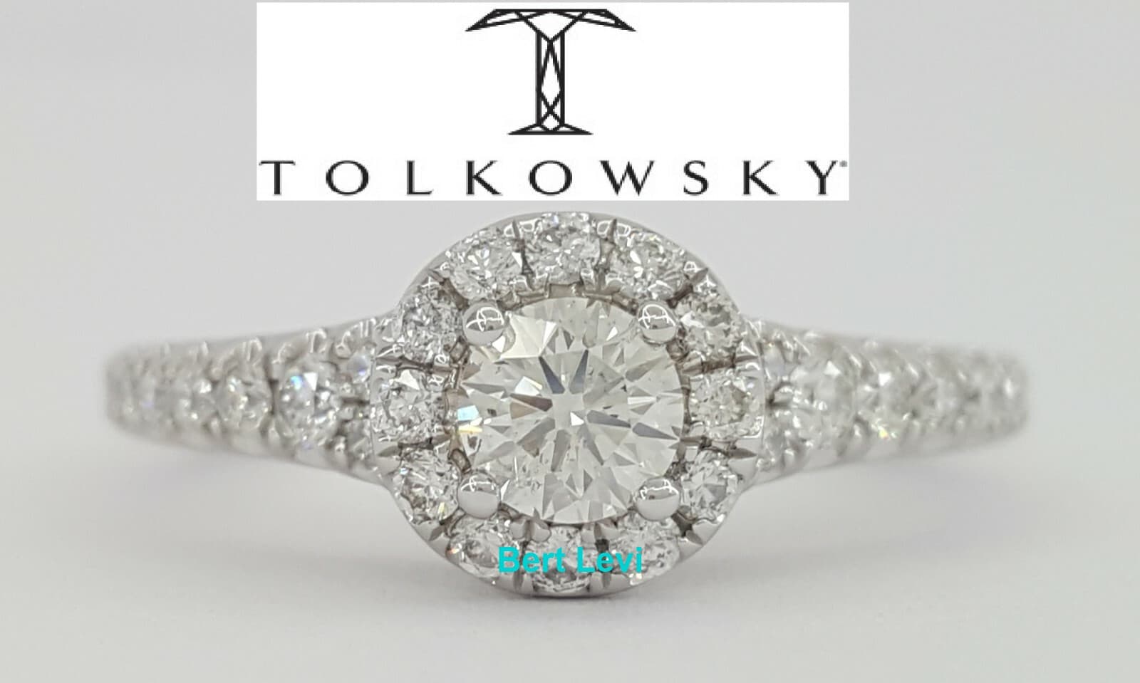Tolkowsky 0.67 ct 14K Ideal Round Cut Diamond Engagement Ring GSI Rtl $3299