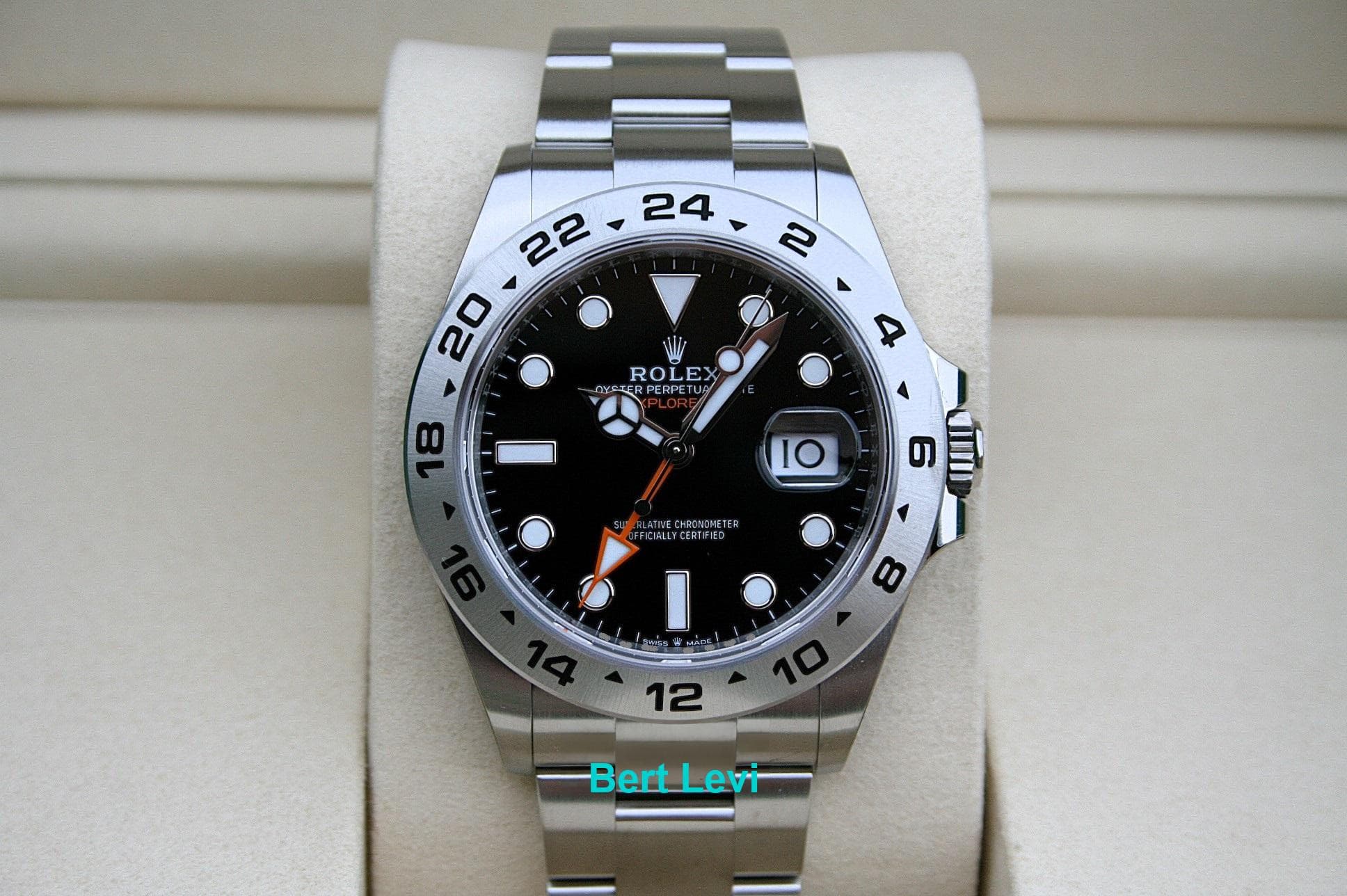 ROLEX 226570 EXPLORER II WATCH BLACK DIAL 42MM NIB