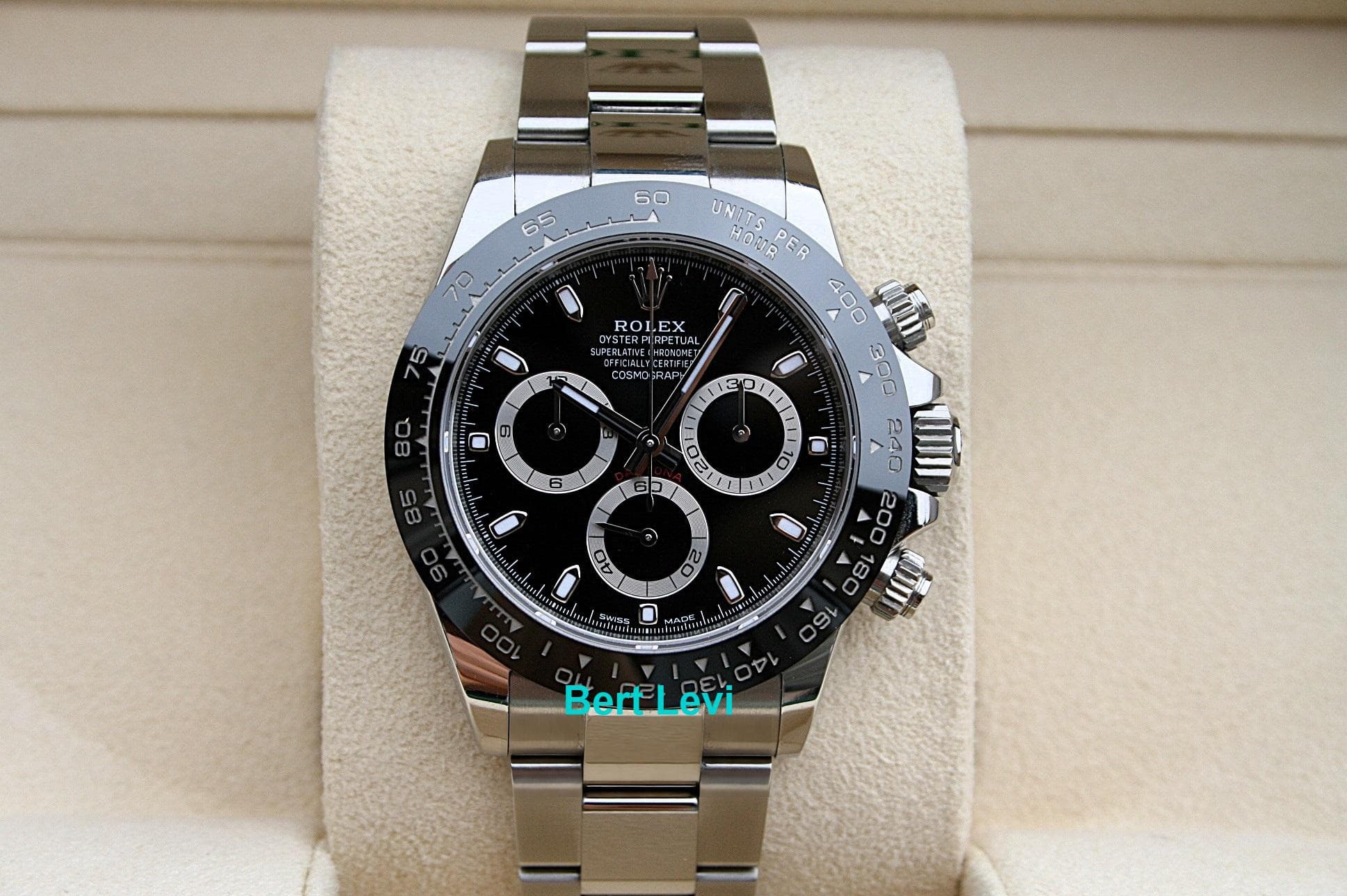 ROLEX 116500 DAYTONA COSMOGRAPH WATCH BLACK