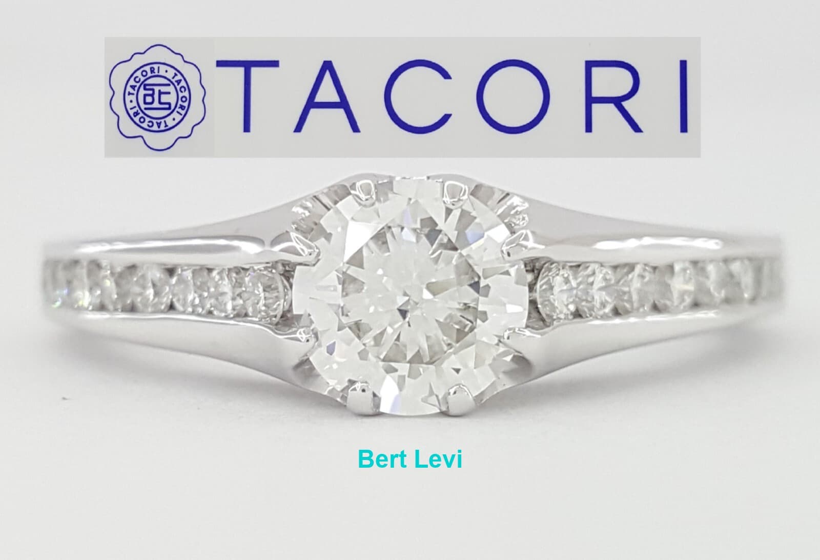 TACORI Round Diamond Engagement Ring 18K Gold Neotare 1.01 ct EGL Rtl $8.4K