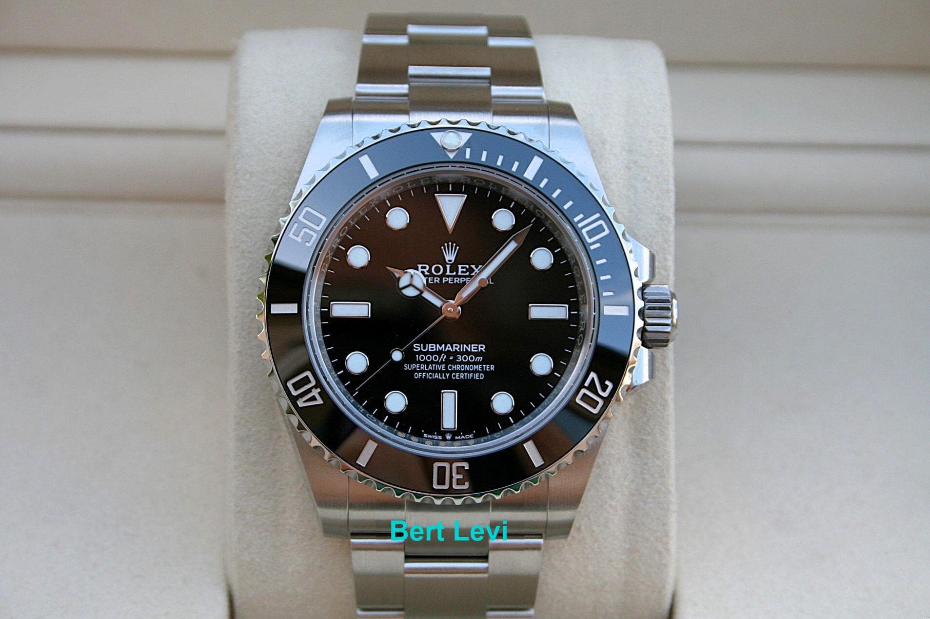 ROLEX 124060 SUBMARINER NO DATE WATCH 41MM NIB