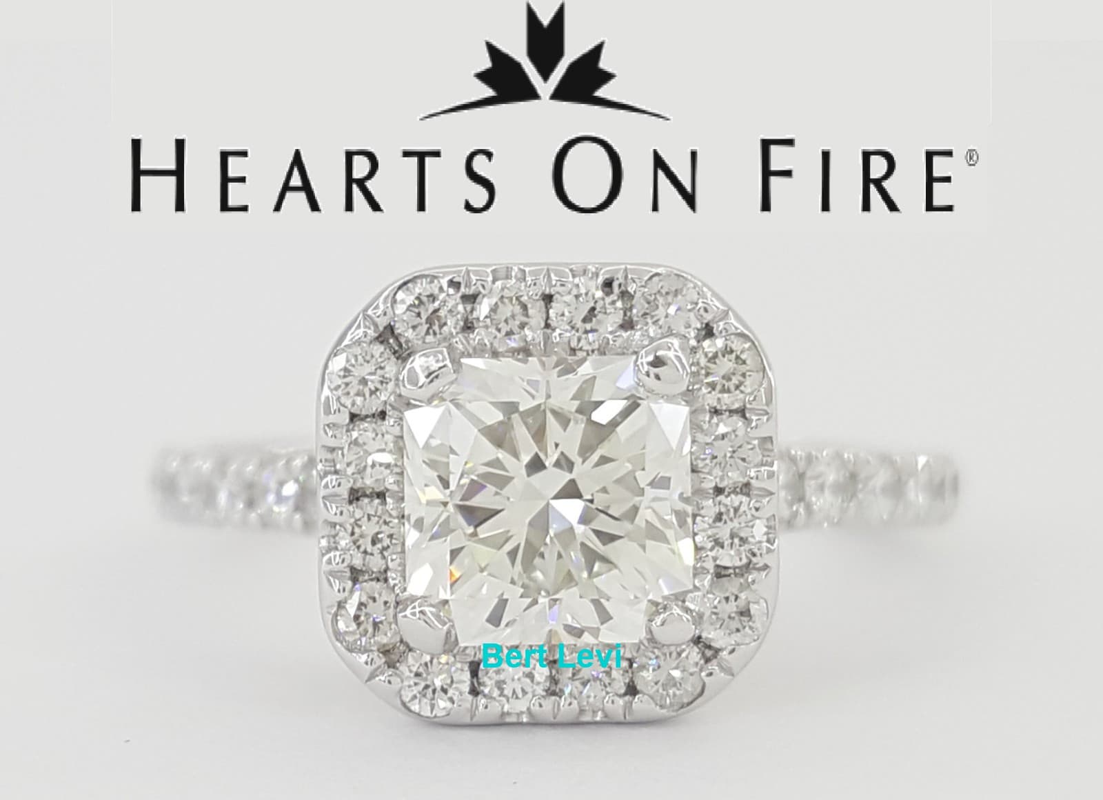 HOF Hearts on Fire Dream Cut Diamond Engagement Ring 1.48 ct Platinum Rtl $14.1K