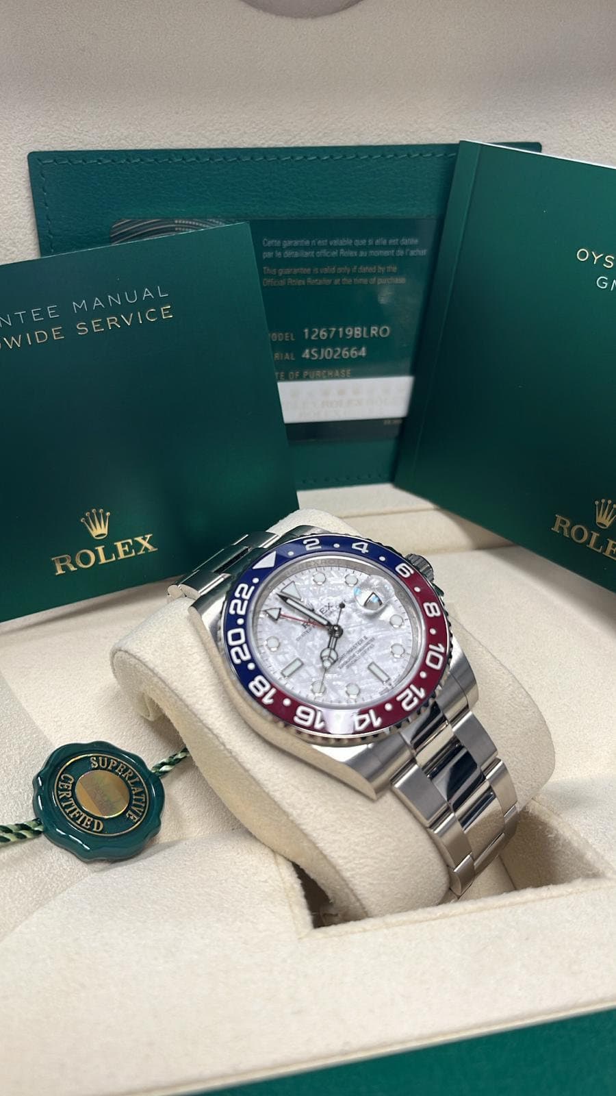 Rolex Models Hard to Get - Rolex GMT-Master II 126719BLRO