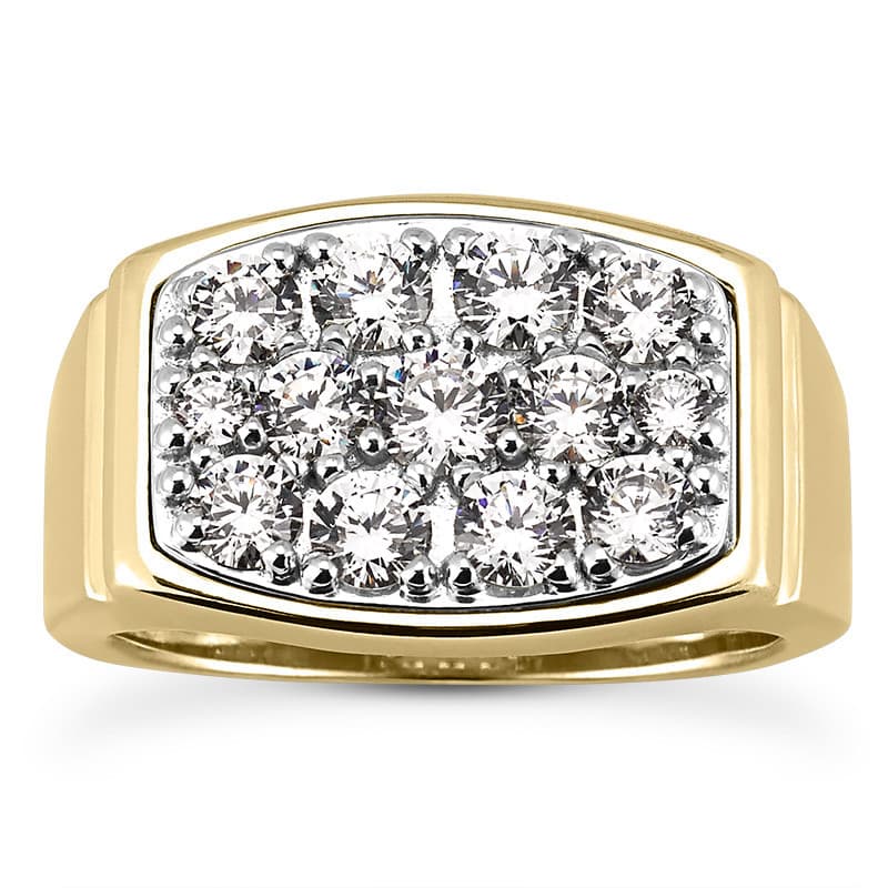 Mens 14KT White Gold Platinum Wedding Band MR1444
