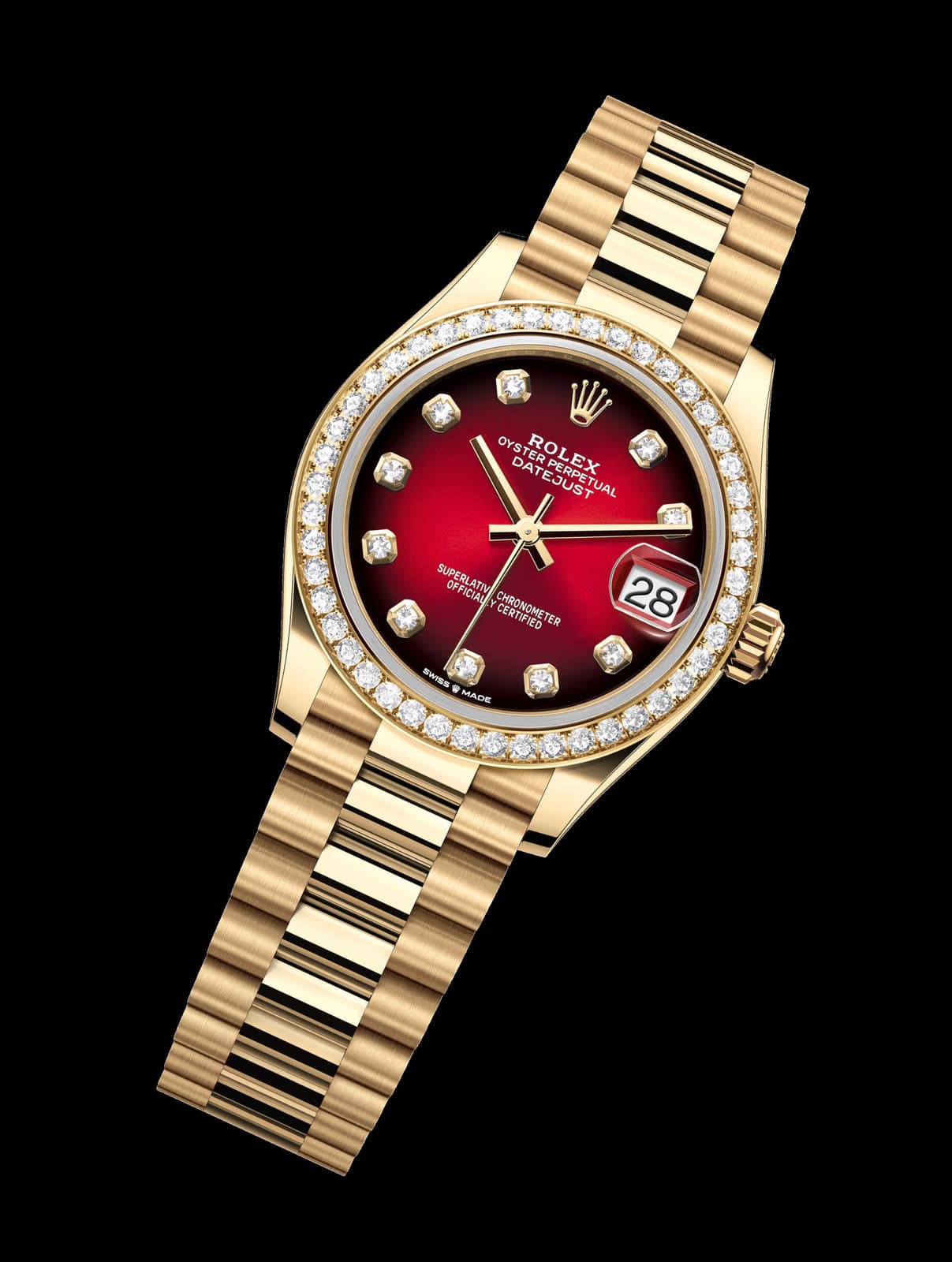 The 2025 Rolex Datejust 31 in Red Ombré Dial