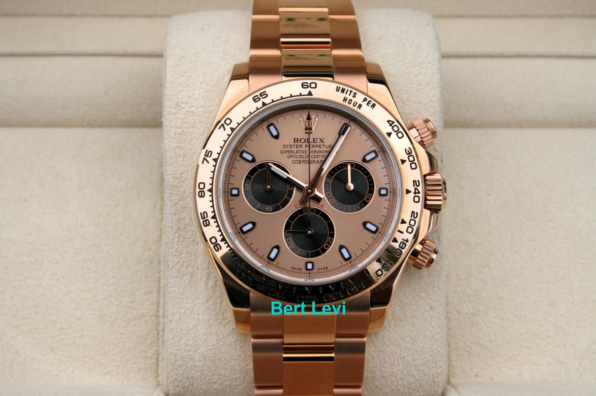 ROLEX 116505 DAYTONA COSMOGRAPH WATCH 18K ROSE GOLD
