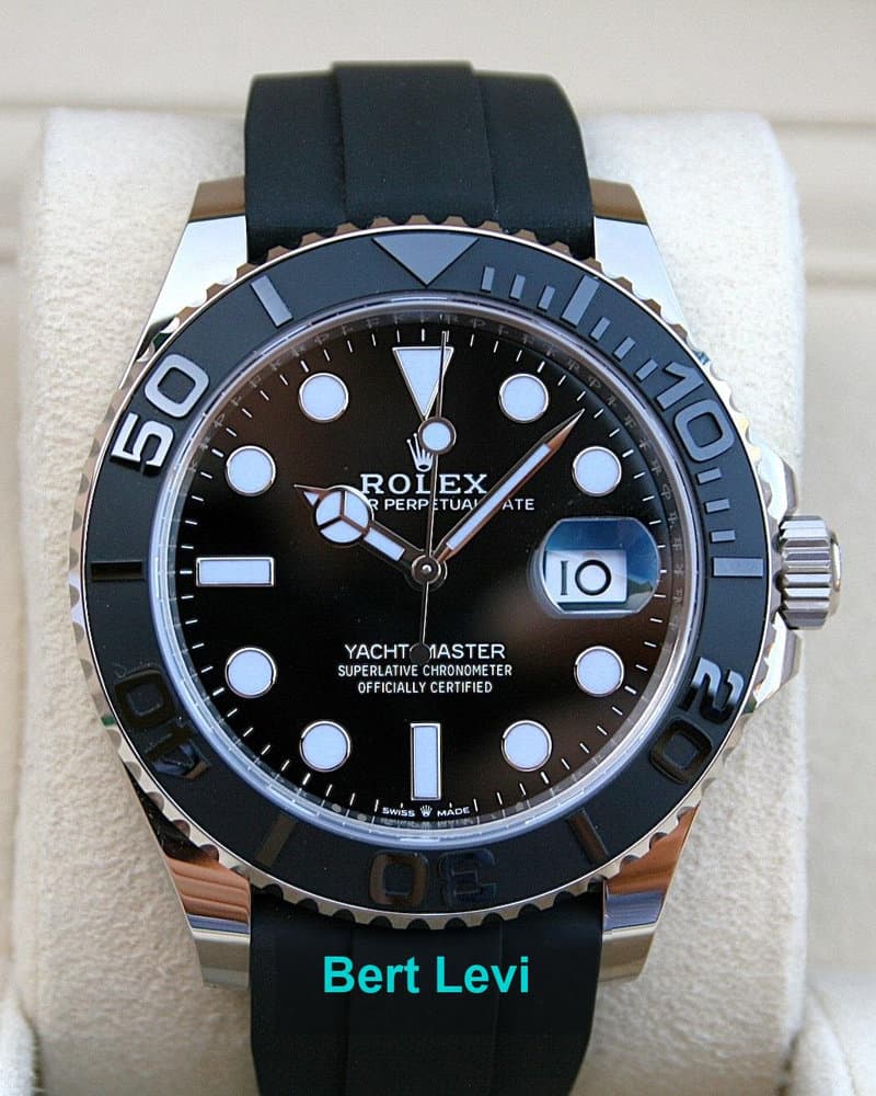 ROLEX 226659 YACHTMASTER 42MM WATCH WHITE GOLD OYSTERFLEX