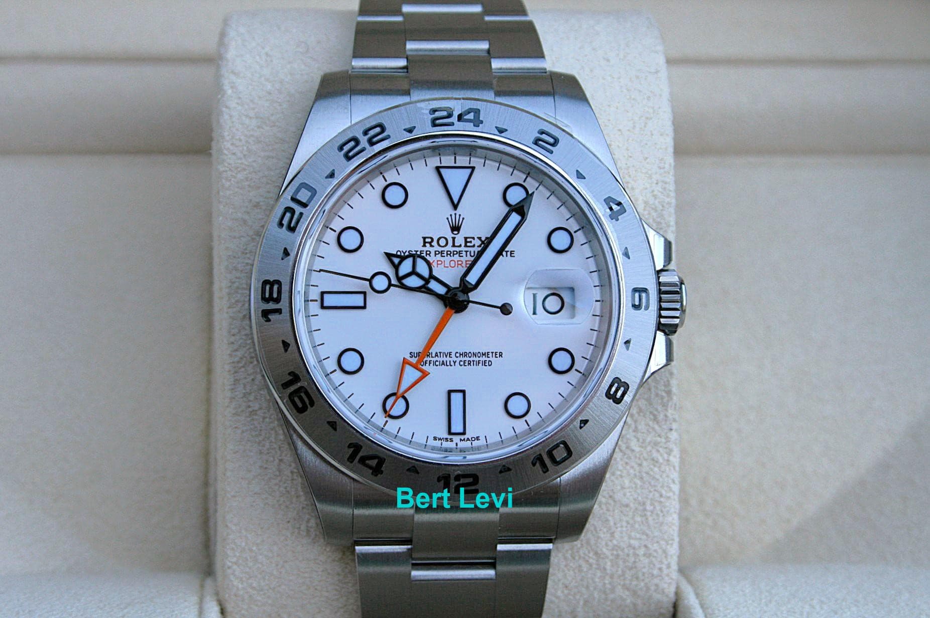 ROLEX 216570 EXPLORER II WATCH POLAR 42MM NOS