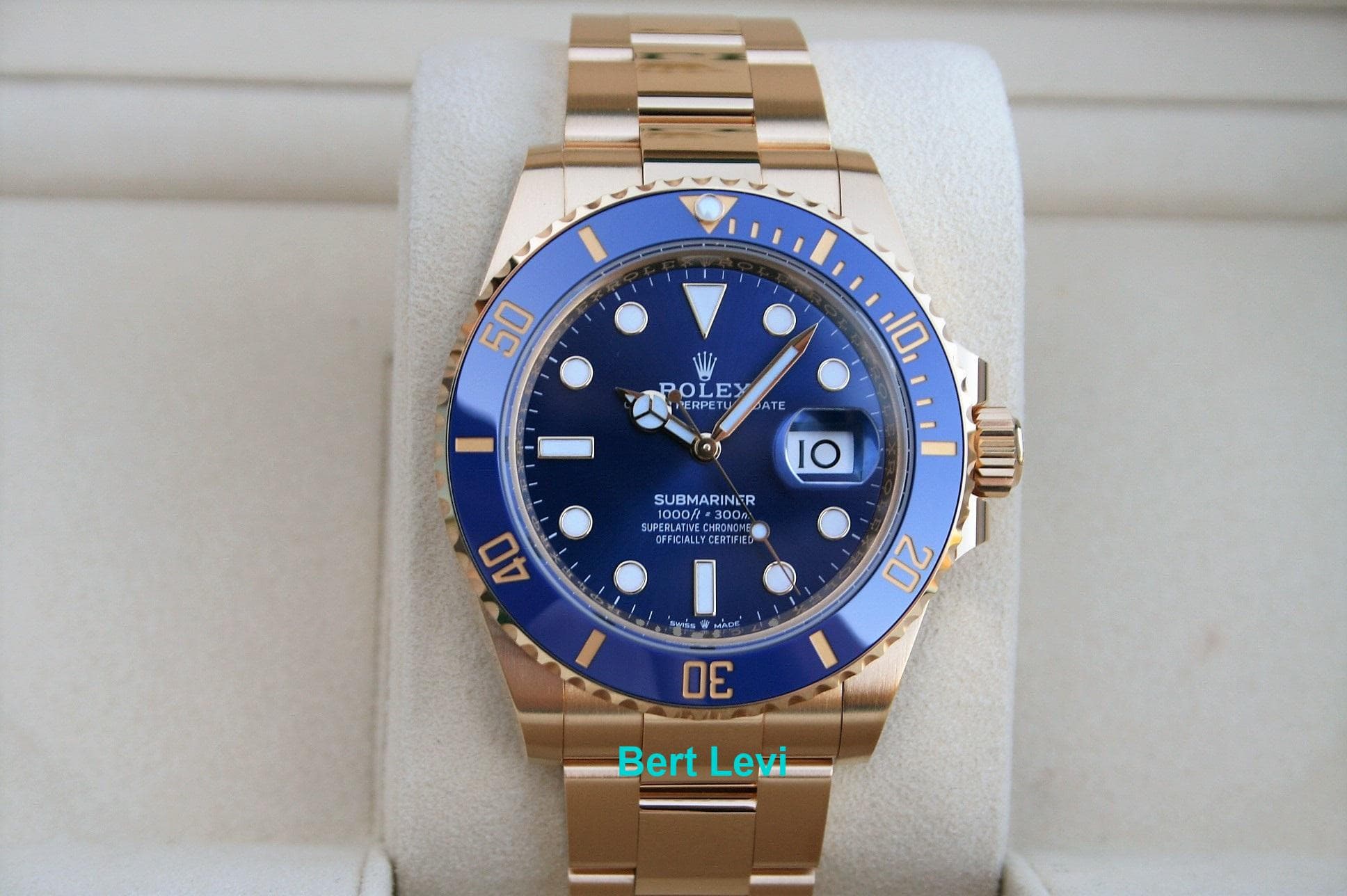ROLEX 126618 SUBMARINER BLUE 18K YELLOW GOLD