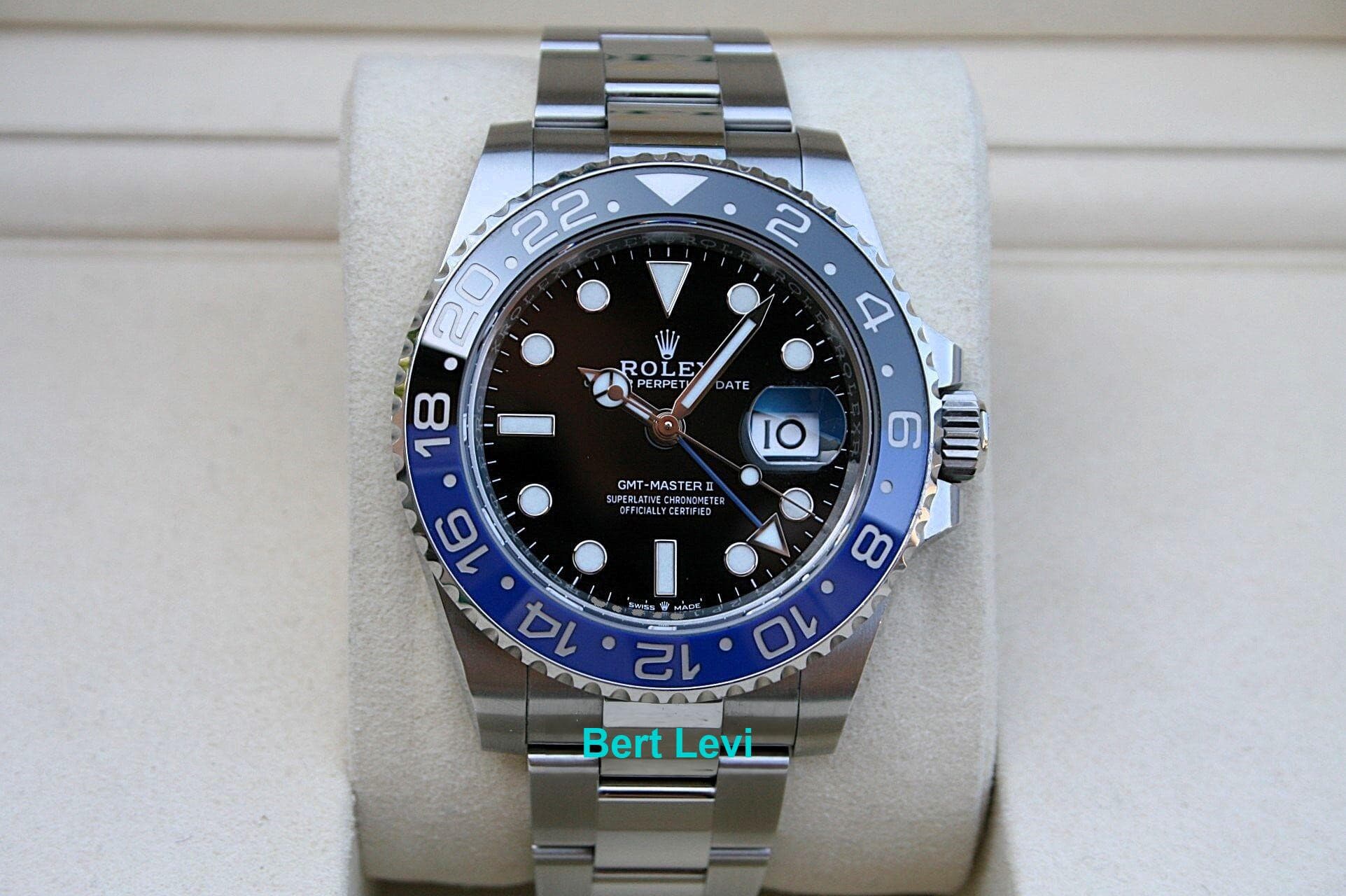 ROLEX 126710BLNR GMT MASTER II WATCH BATMAN