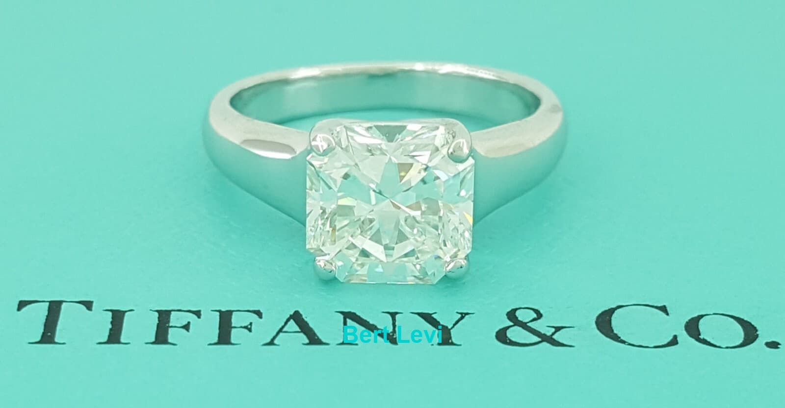 Tiffany & Co Platinum 2.16 ct Lucida Diamond Solitaire Engagement Ring G/VVS2