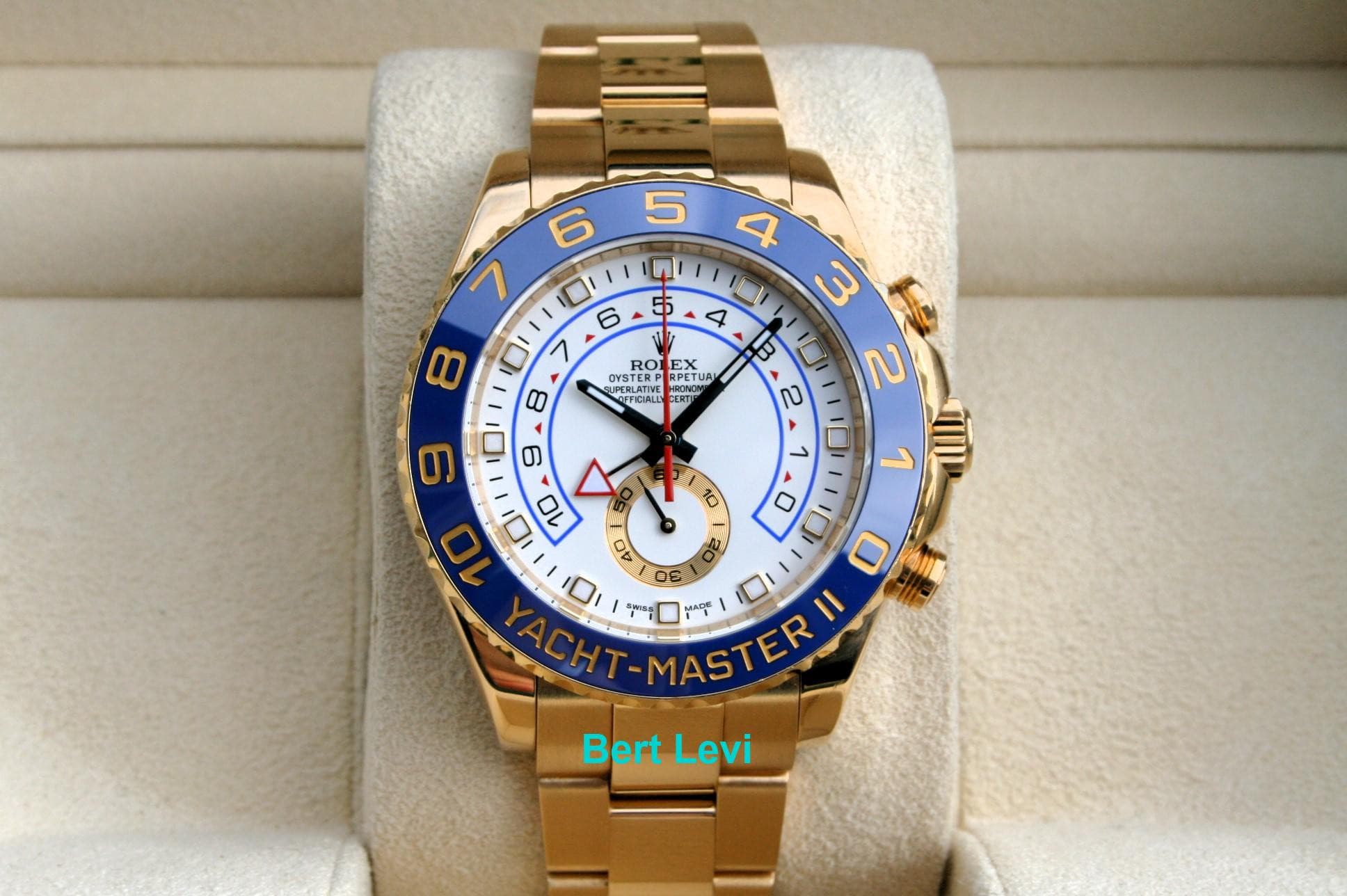 ROLEX 116688 YACHTMASTER II 18K YELLOW GOLD