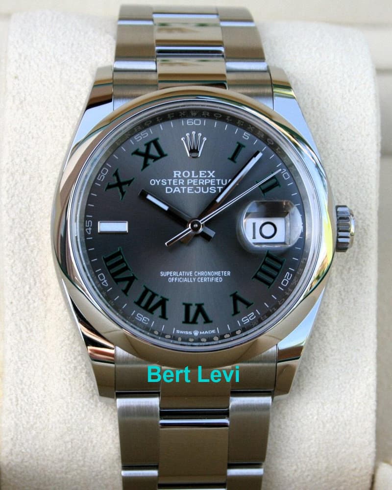 ROLEX 126200 DATEJUST WATCH WIMBLEDON OYSTER NIB